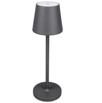 Lampada Da Tavolo Touch Dimmerabile Nera Papillon