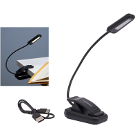 Lampada Led Da Tavolo Ricaricabile Usb Con Clip Maurer