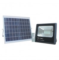 PROIETTORE A LED CON PANNELLO SOLARE 25W - cm 20,5 x 17 x 5 / 6000K