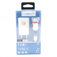 SET DI CARICA DA VIAGGIO cavo USB attacco lightning apple